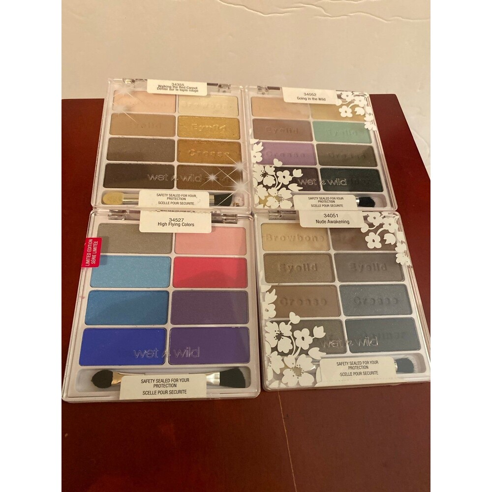 Wet N Wild eyeshadows Limited Edition Discontinued 34355 34052 34051 34527